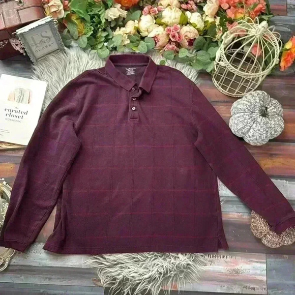 Van Heusen Flex Classic-Fit Rhododendron Polo, XXL - Picture 3 of 8